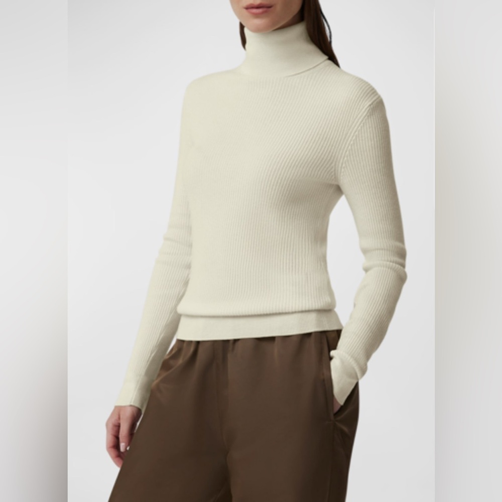 Canada Goose Baysville Merino Wool Turtleneck Northstar White Xl Nwt